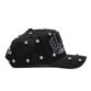 Perfil lateral completo de gorra Dandy Lost Hills con cristales en toda la superficie